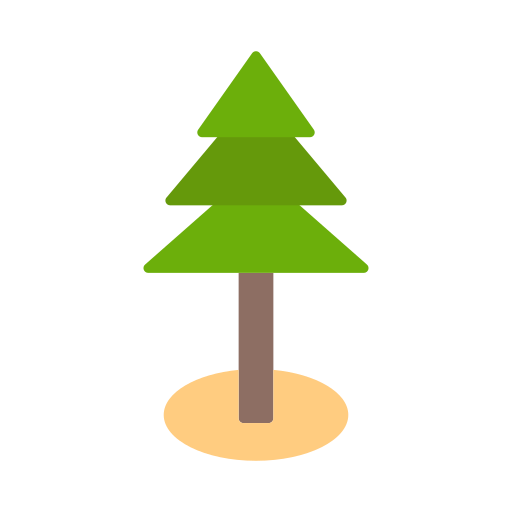 소나무 Generic color fill icon