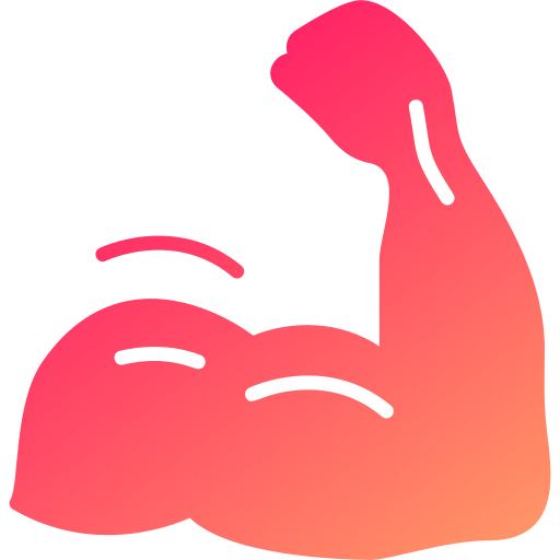 Arm muscle Generic gradient fill icon
