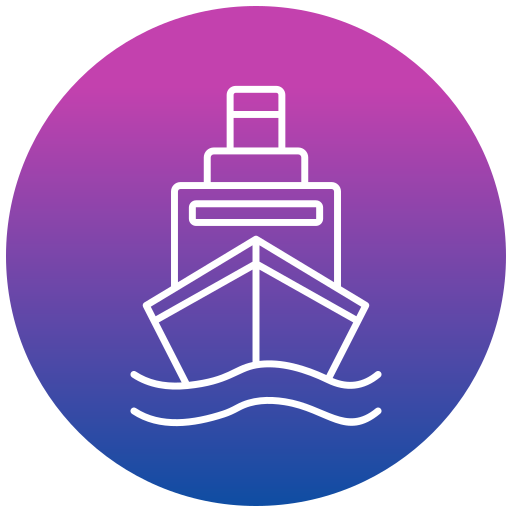 Cruise ship Generic gradient fill icon