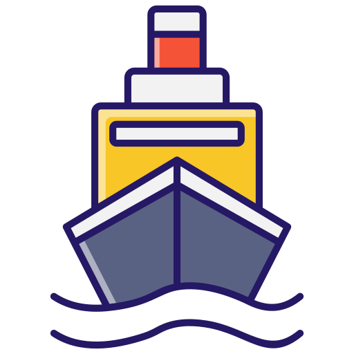 kreuzfahrtschiff Generic color lineal-color icon
