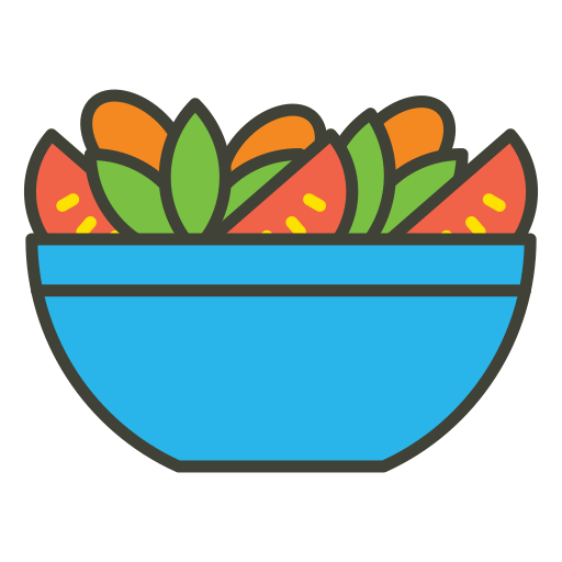 Salad bowl Generic color lineal-color icon