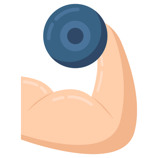 Weightlifting Generic color fill icon