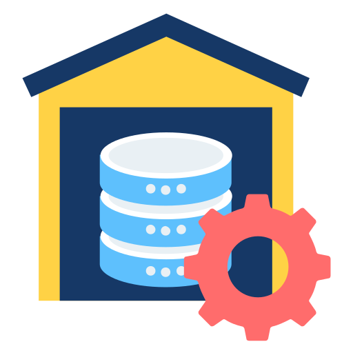 data warehouse Generic color fill icon