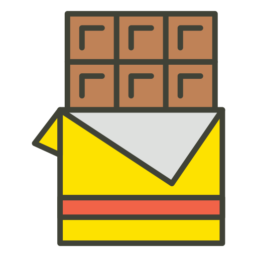 チョコレート Generic color lineal-color icon