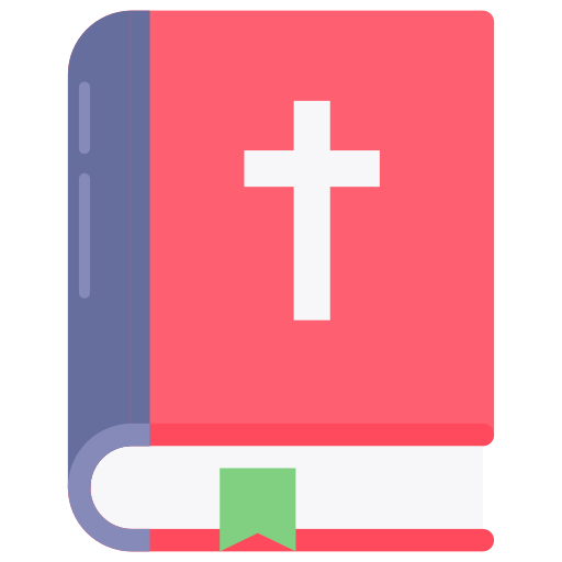 Библейская книга Generic color fill иконка