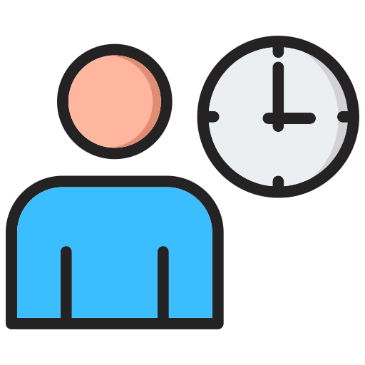 시간 관리 Generic color lineal-color icon