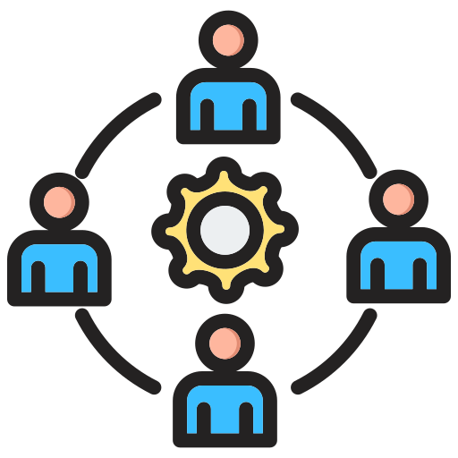 Team work Generic color lineal-color icon