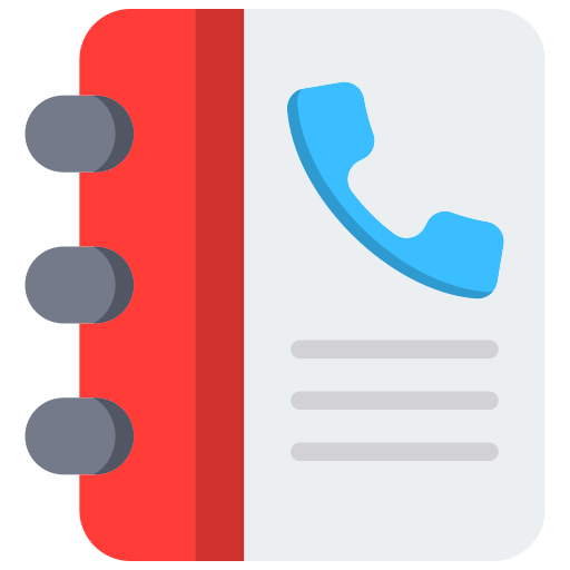 Telephone directory Generic color fill icon