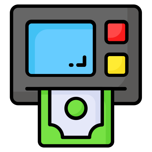 geldautomaat Generic color lineal-color icoon