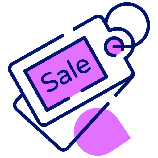 Sale tag Generic color lineal-color icon