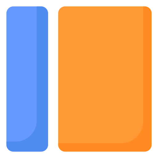 Split Generic color fill icon