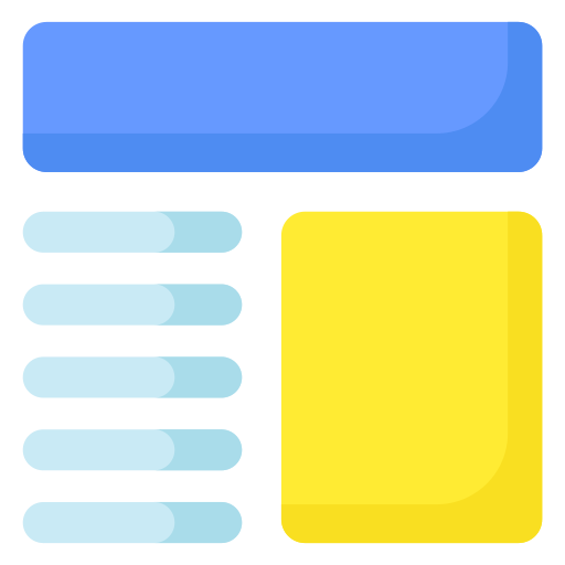 Wireframe Generic color fill icon
