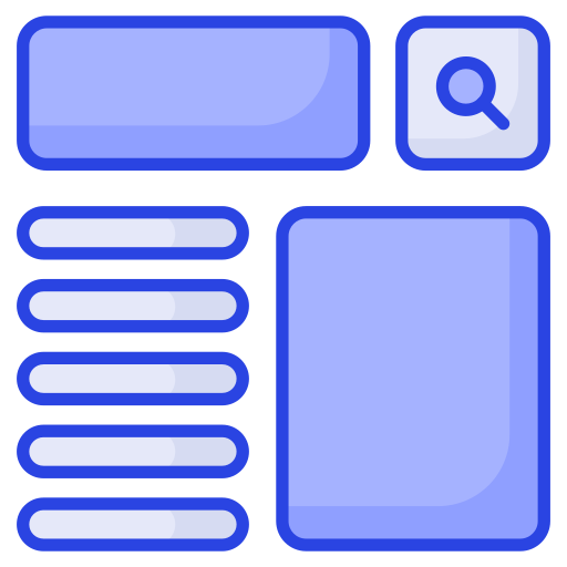 layout da web Generic color lineal-color Ícone