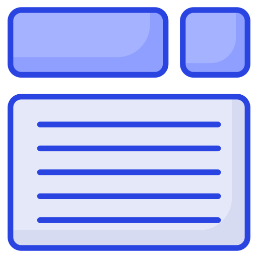 layout da web Generic color lineal-color Ícone