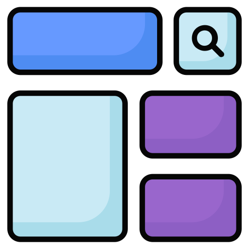 disposizione web Generic gradient lineal-color icona