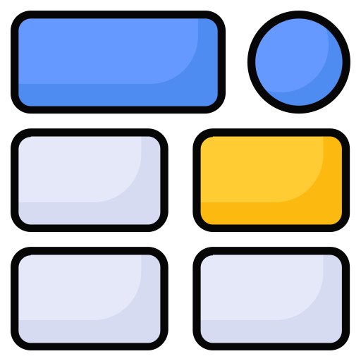 blocchi Generic gradient lineal-color icona
