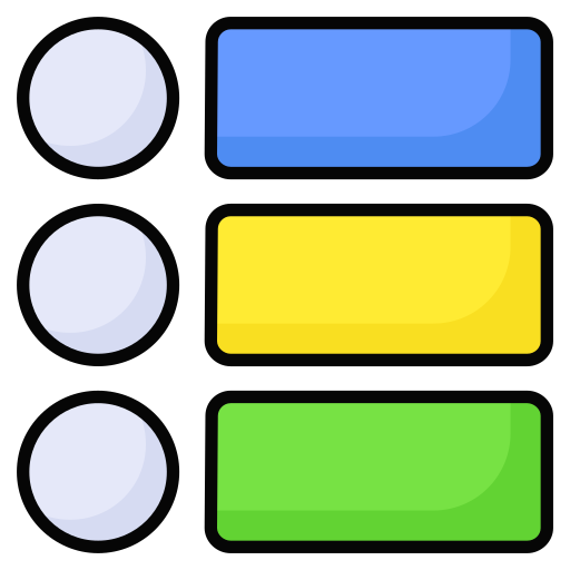 箇条書き Generic gradient lineal-color icon