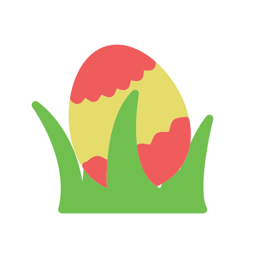 Hide egg Generic color fill icon