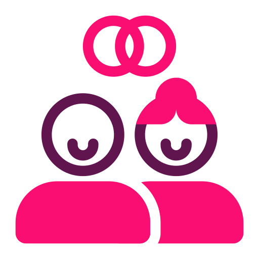 夫婦 Generic color lineal-color icon