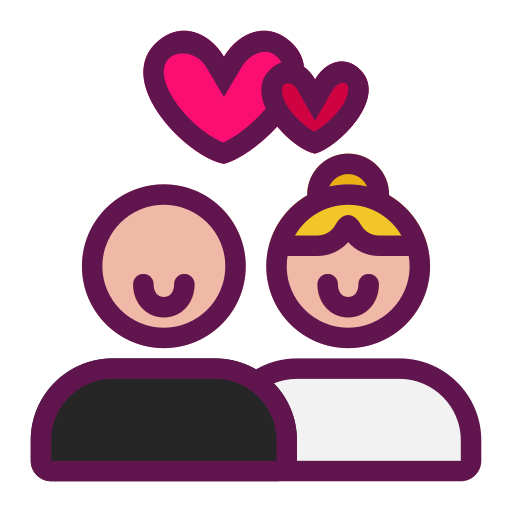 Married couple Generic color lineal-color icon