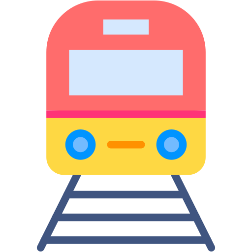 tren Generic color fill icono