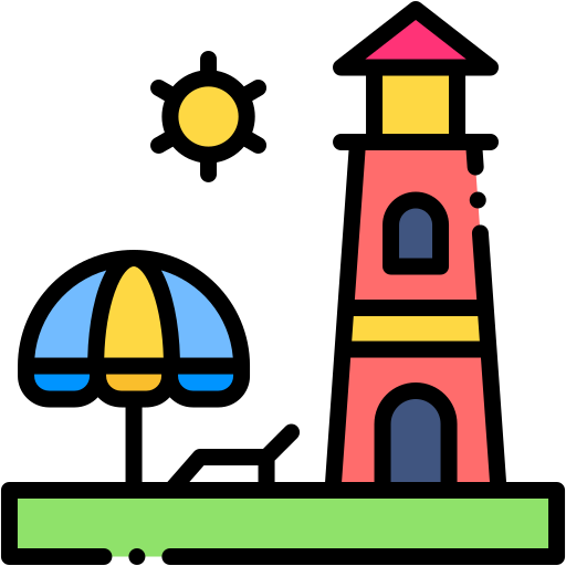 해변 Generic color lineal-color icon