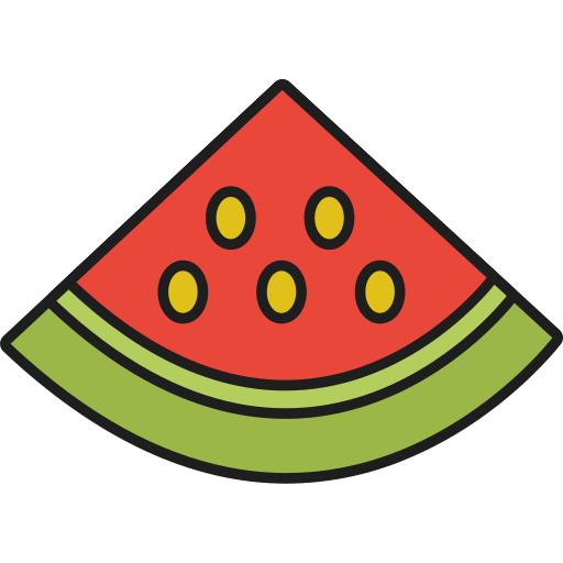 wassermelonenscheibe Generic color lineal-color icon