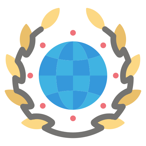 世界 Generic color fill icon