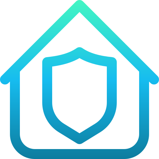protezione della casa Generic gradient outline icona