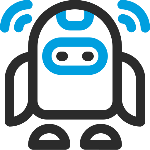 asistente robot Generic color outline icono
