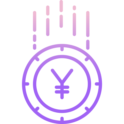 münze Icongeek26 Outline Gradient icon
