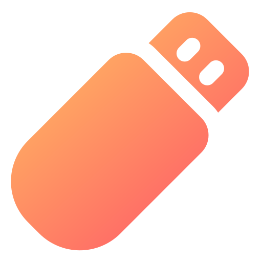 Flash disk Generic gradient fill icon