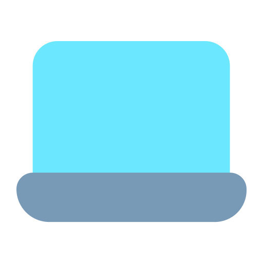 computadora portátil Generic color fill icono