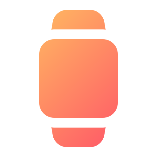inteligentny zegarek Generic gradient fill ikona