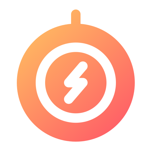 Wireless charger Generic gradient fill icon