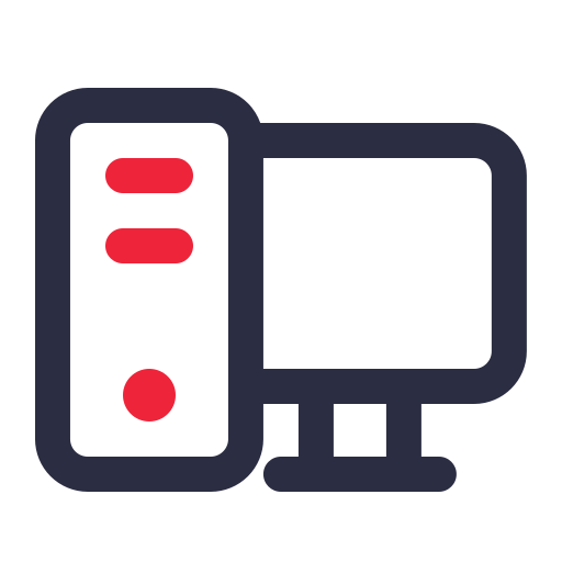 Personal computer Generic color outline icon