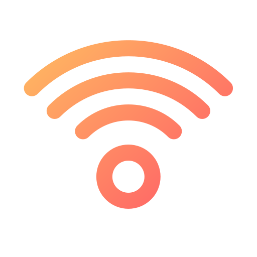 wi-fi Generic gradient outline ikona