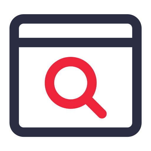 Search page Generic color outline icon