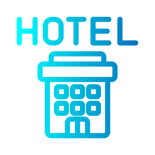 ホテル Generic gradient outline icon