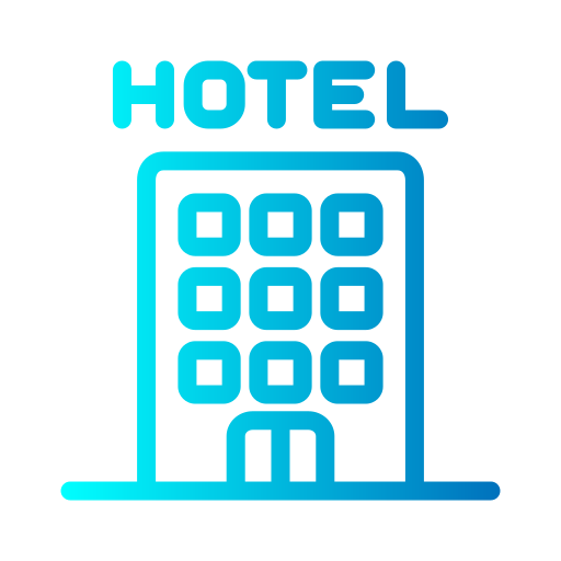 hotel Generic gradient outline ikona