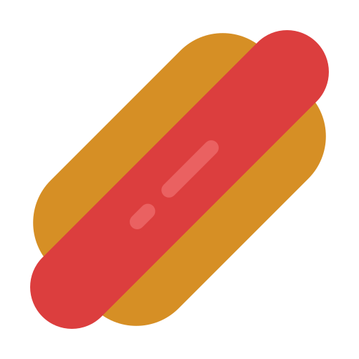 Hotdog Generic color fill icon