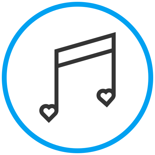 Musical note Generic outline icon