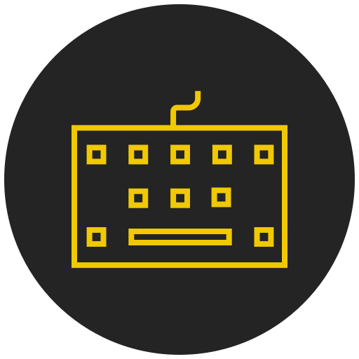 tastiera Generic outline icona