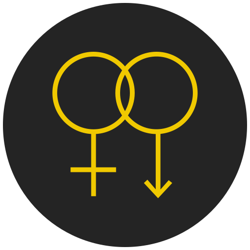 simbolo di genere Generic outline icona