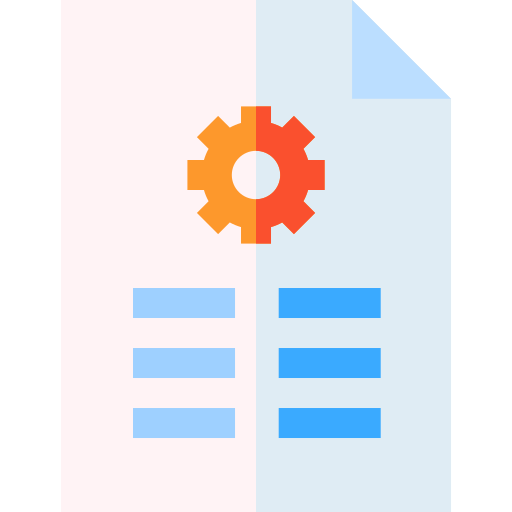 File Basic Straight Flat icon