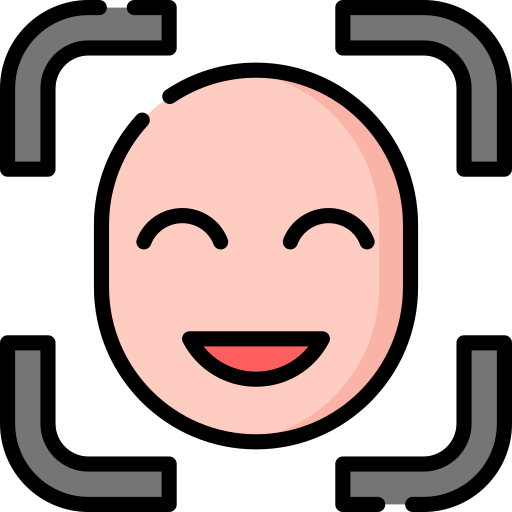 Face detection Special Lineal color icon