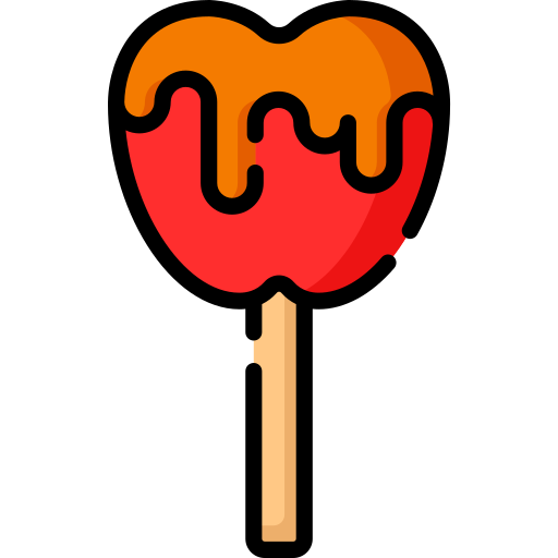 Manzana de caramelo Special Lineal color icono