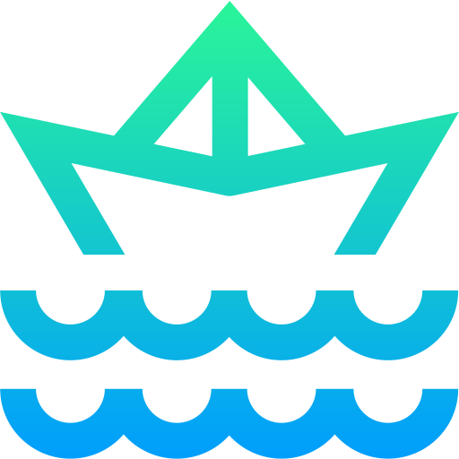 papierowa łódka Super Basic Straight Gradient ikona