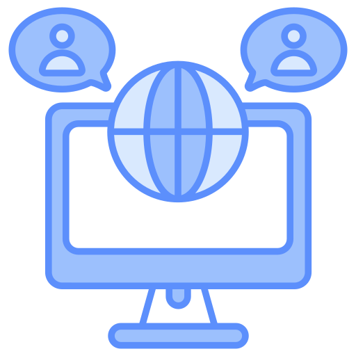 Virtual team Generic color lineal-color icon