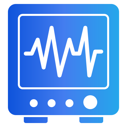 Heart monitor Generic gradient fill icon